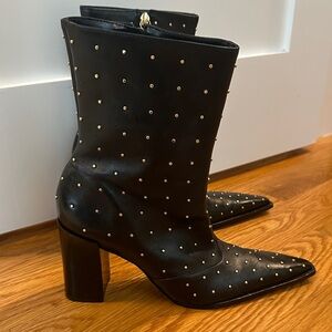 SCHUTZ

Raffaela 90MM Studded Leather Booties